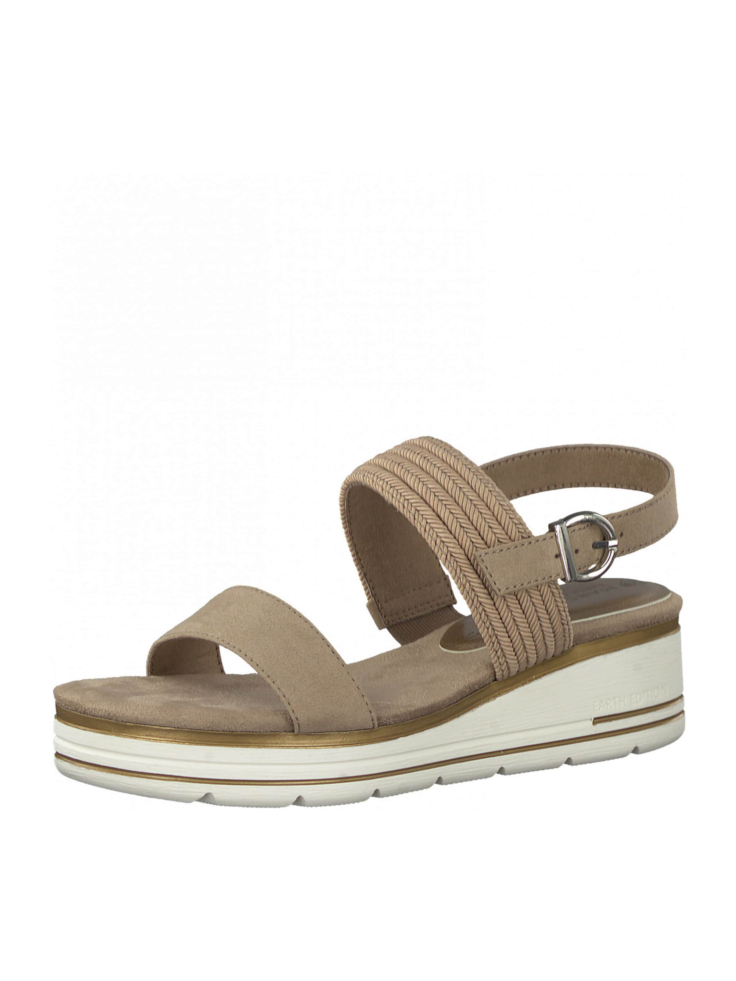 Earth Edition by Marco Tozzi Sandale in Beige: Vorderseite
