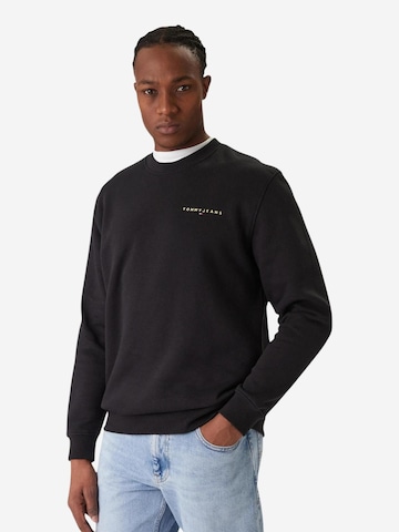 Pull-over 'DM0DM20249' Tommy Jeans en noir : devant