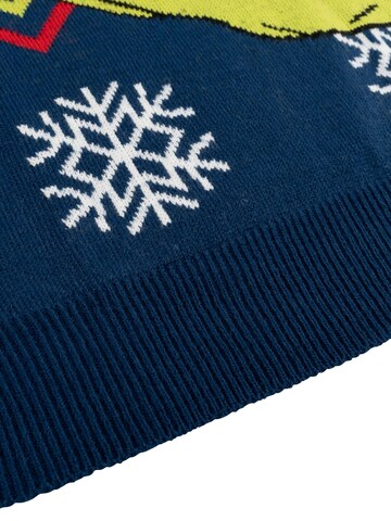 The Grinch Sweater 'Weihnachtspullover Who? Me? Grinchy?' in Blue