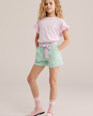 WE Fashion Loosefit Shorts in Grün