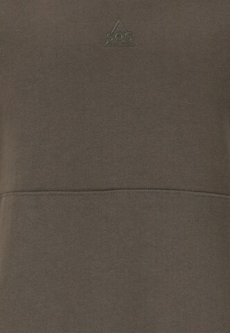 SOS Sweatshirt 'Bovec' in Bruin