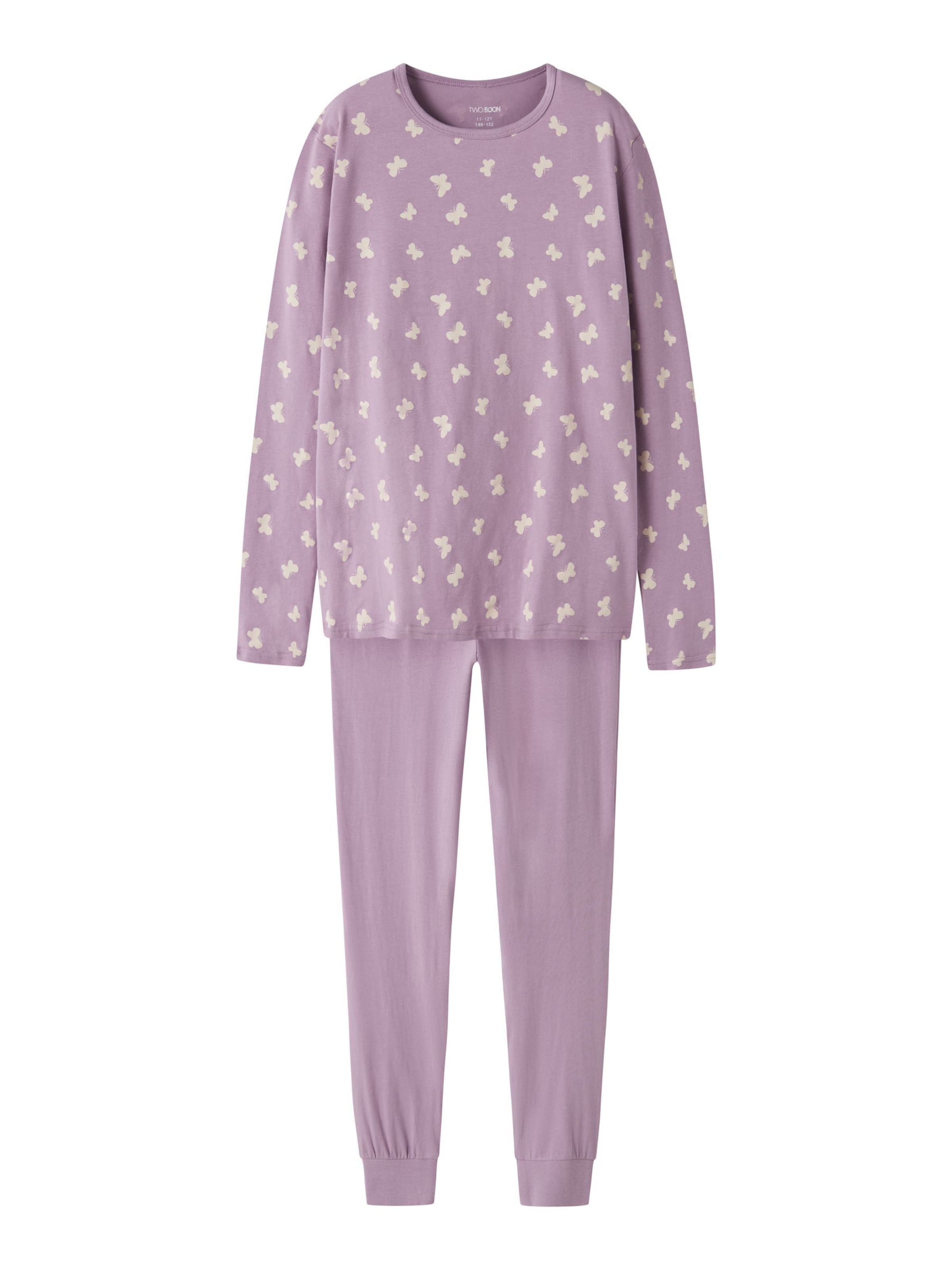 TWO SOON Nattøj i lilla: forside