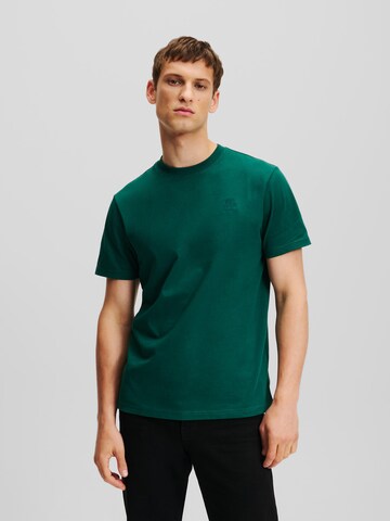 T-Shirt 'Kameo' Karl Lagerfeld en vert : devant