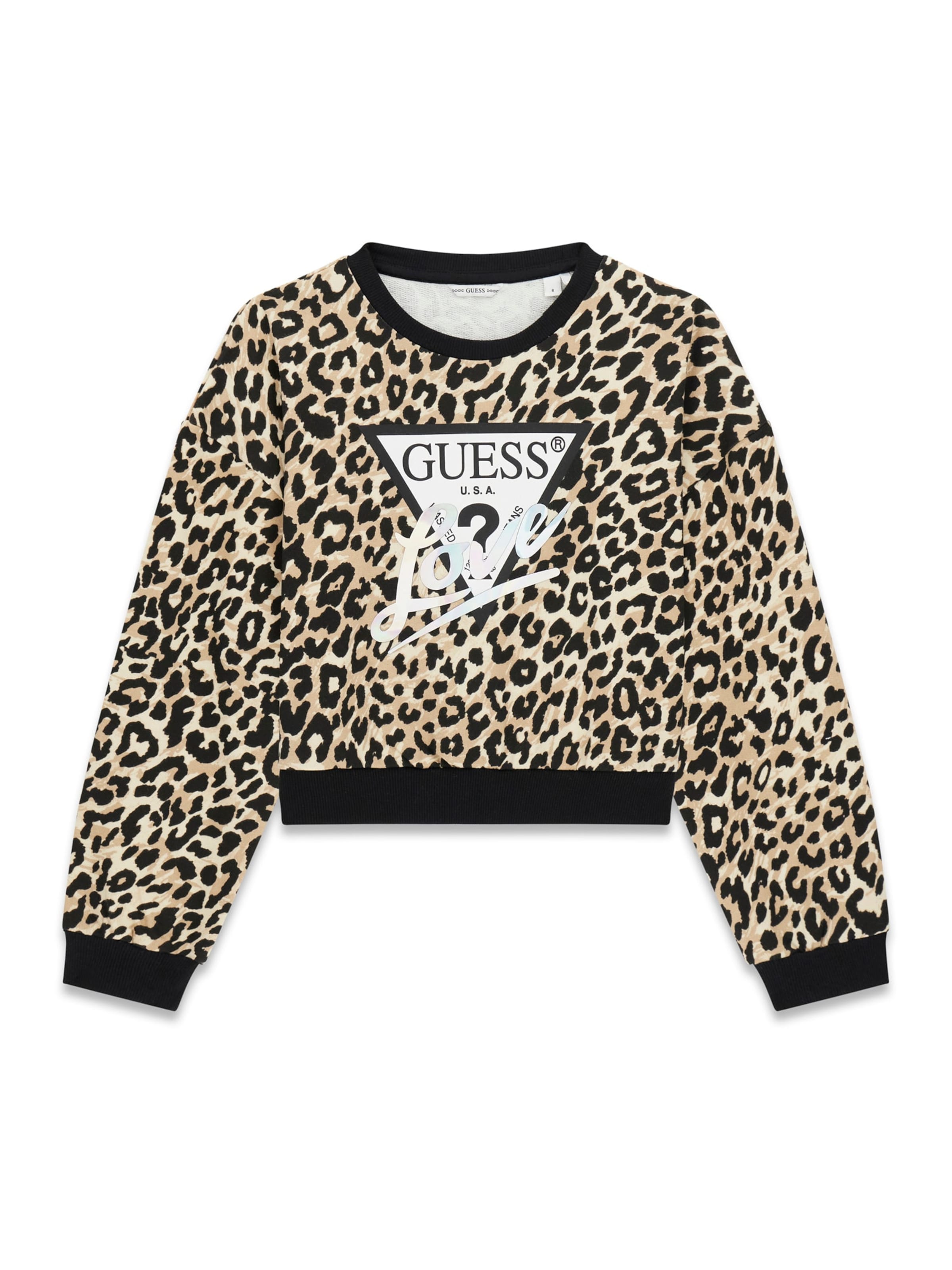 GUESS Sweatshirt 'ACTIVE' i brun: forside