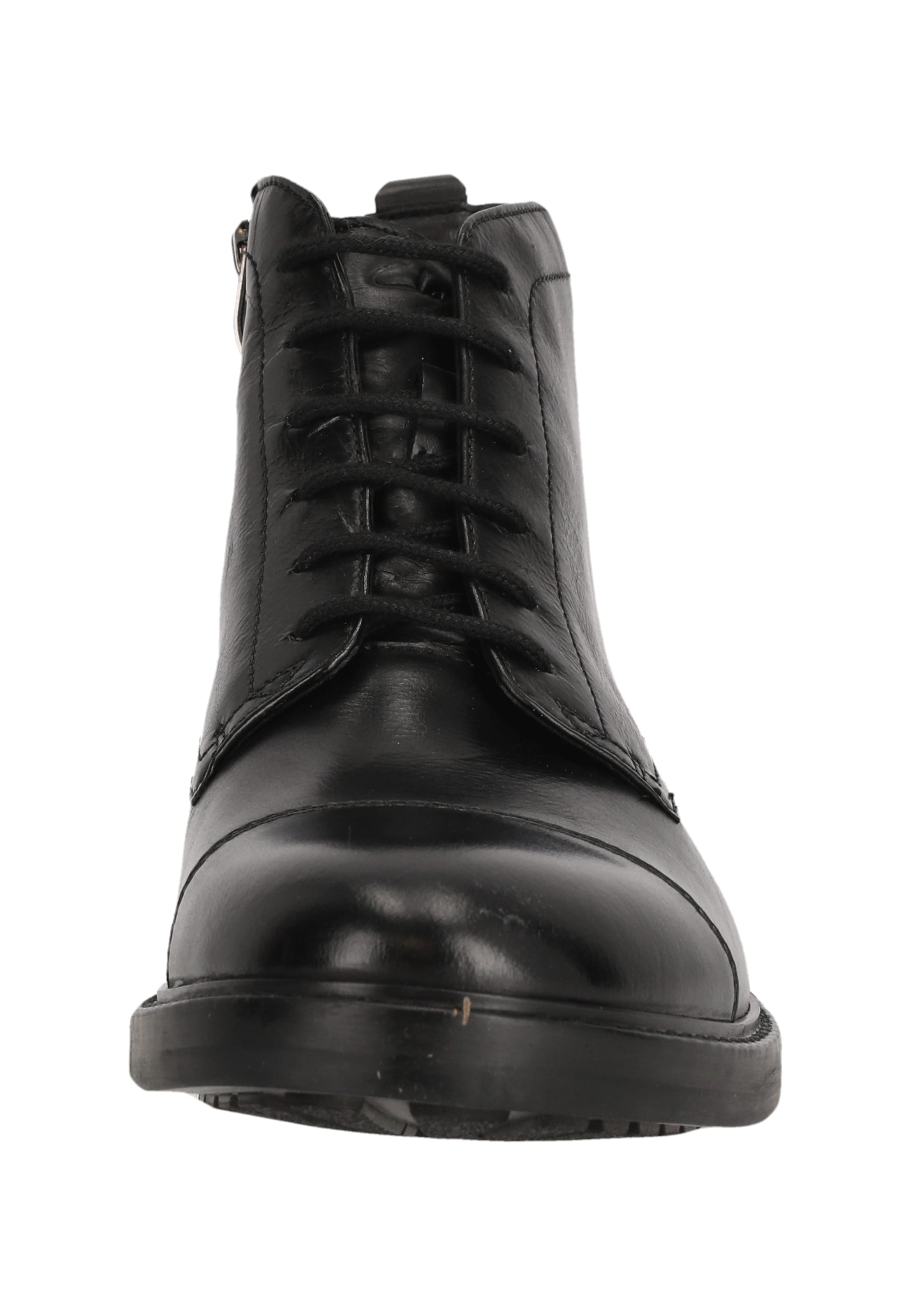 CLARKSČizme na vezanje 'Aldwin Cap' - crna boja