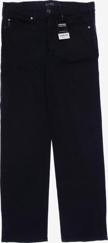 Armani Jeans Stoffhose 33 in Schwarz: predná strana