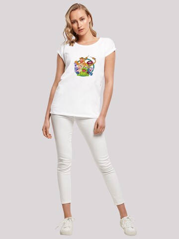 F4NT4STIC Shirt 'Disney Muppets Group Circle' in Weiß
