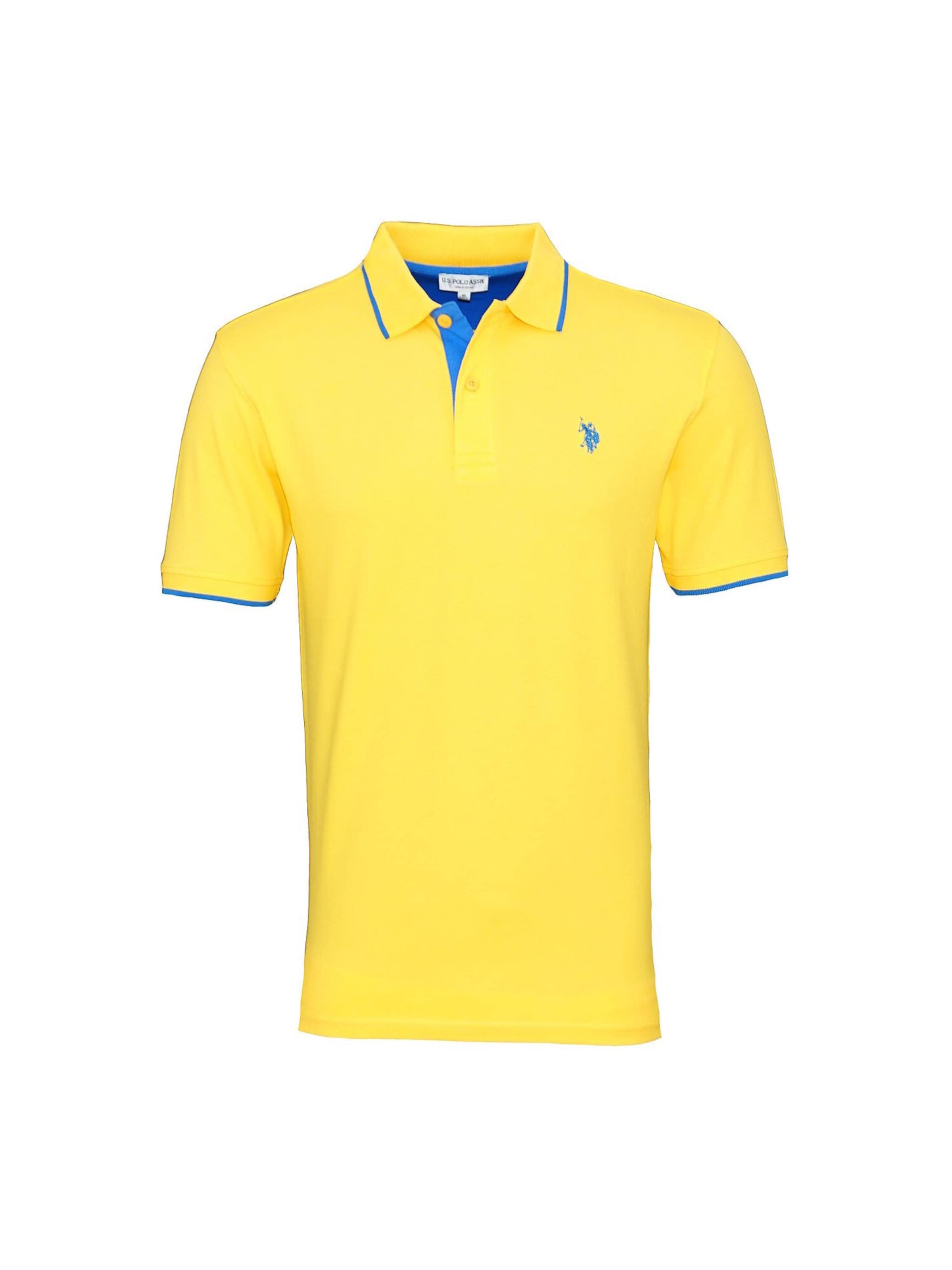 Maglietta di U.S. POLO ASSN. in giallo: frontale