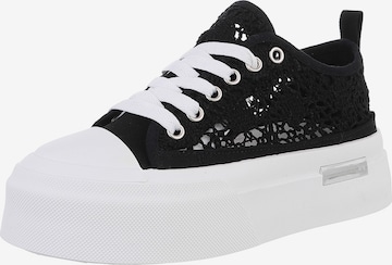 Ital-Design Sneaker in Schwarz: Vorderseite