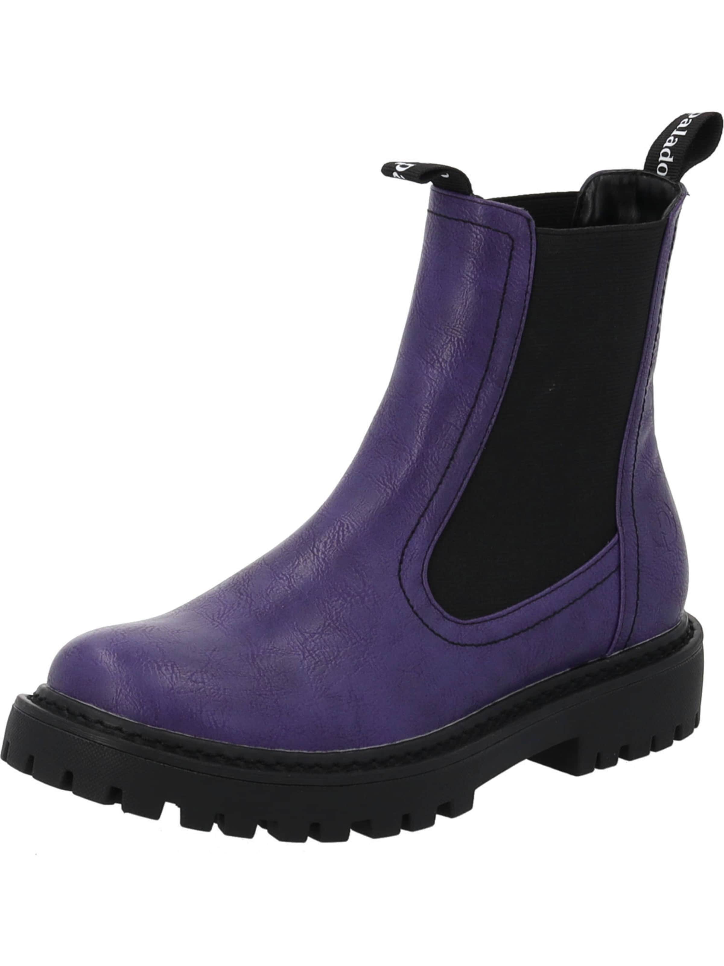Chelsea Boots 'Dedej' Palado en violet : devant