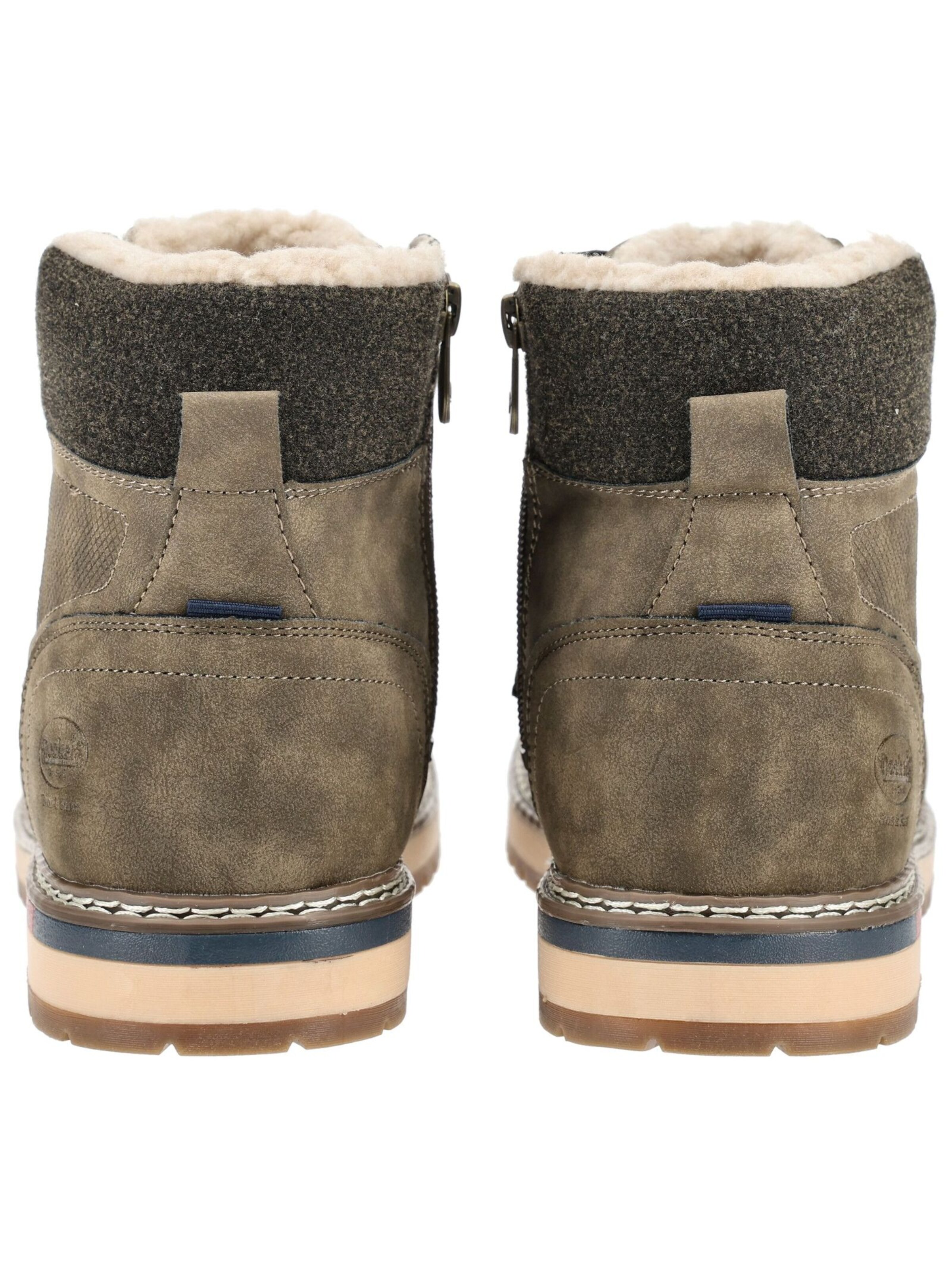 Boots stringati di Dockers by Gerli in verde: dietro