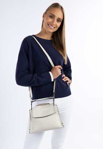 DreiMaster Maritim Handbag in White: front