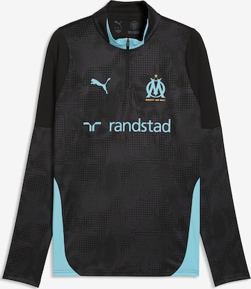 T-Shirt fonctionnel 'Olympique de Marseille' PUMA en noir : devant
