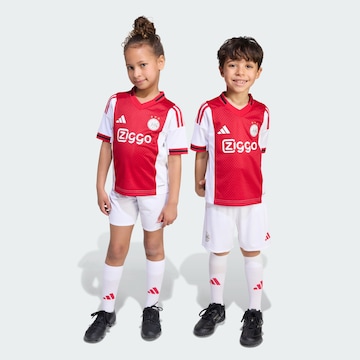 ADIDAS PERFORMANCE Trainingspak 'Ajax 25/26' in Rood: voorkant