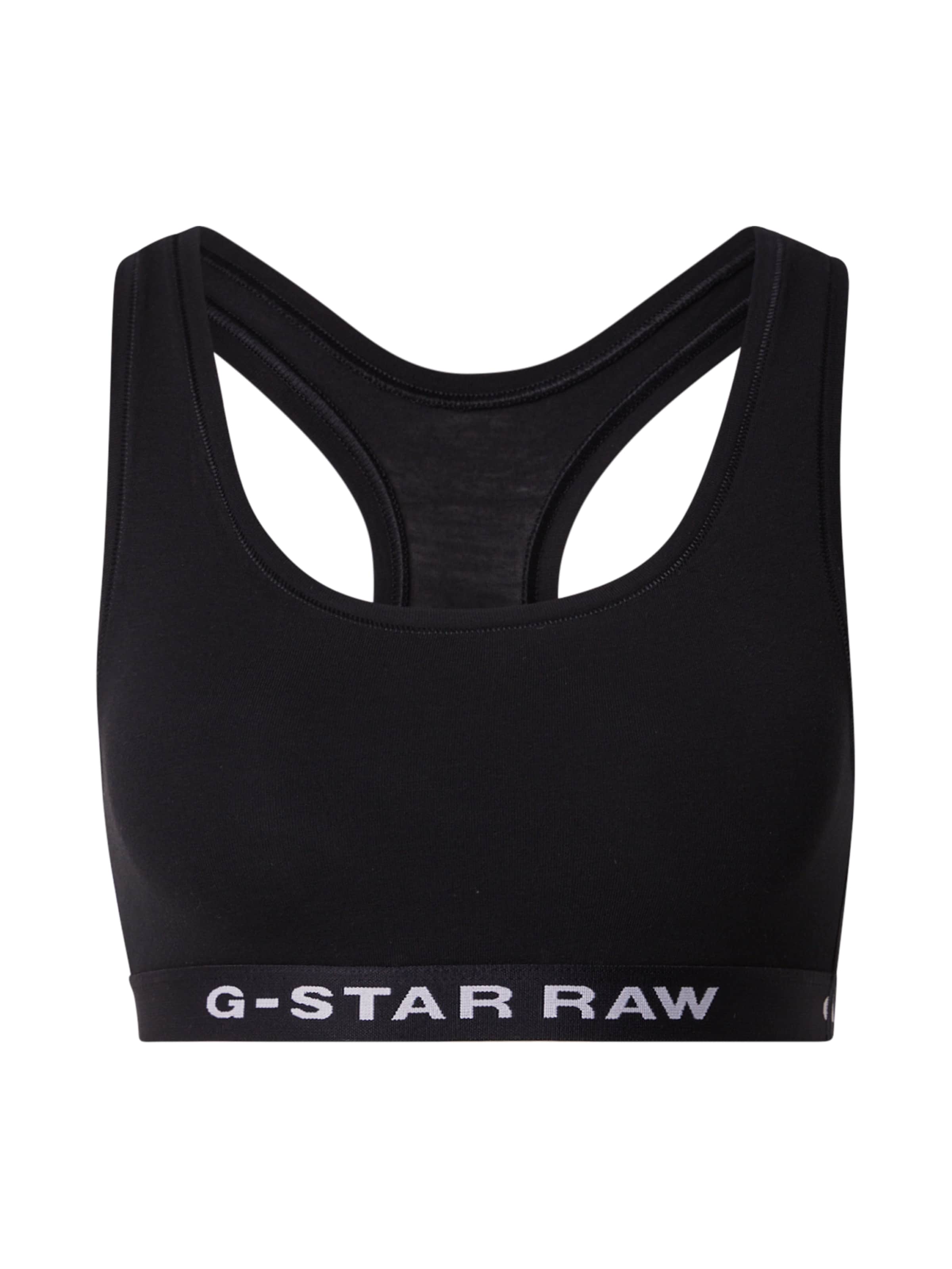 G-STAR Bustier BH in Schwarz: Vorderseite