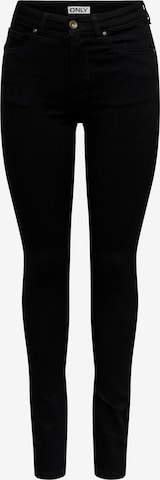 juoda ONLY Siauras Džinsai 'ONLLULU': priekis