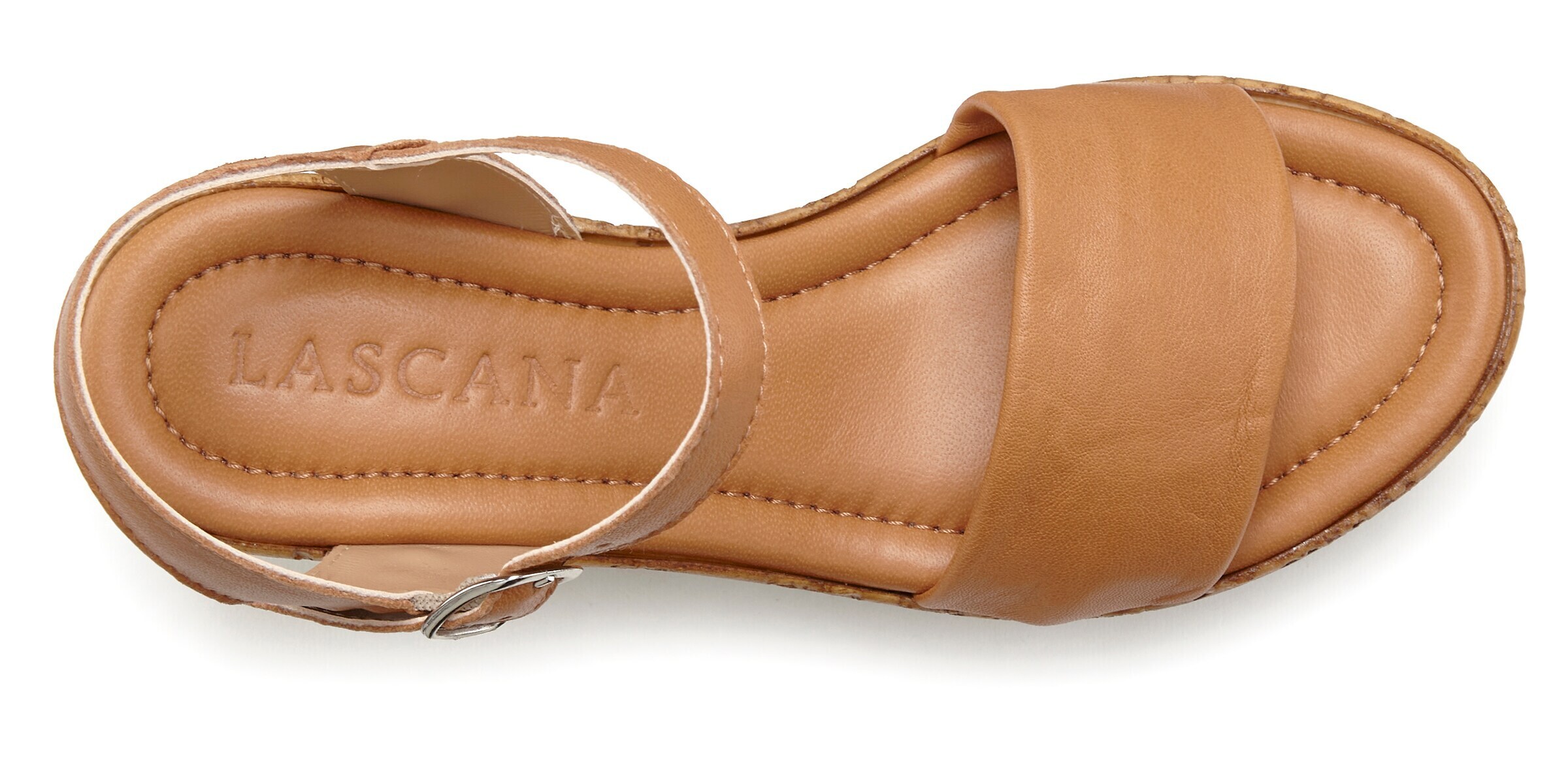 LASCANA Sandale in Beige