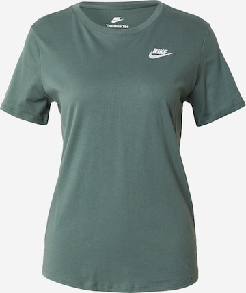 T-shirt 'Club Essential' Nike Sportswear en vert : devant