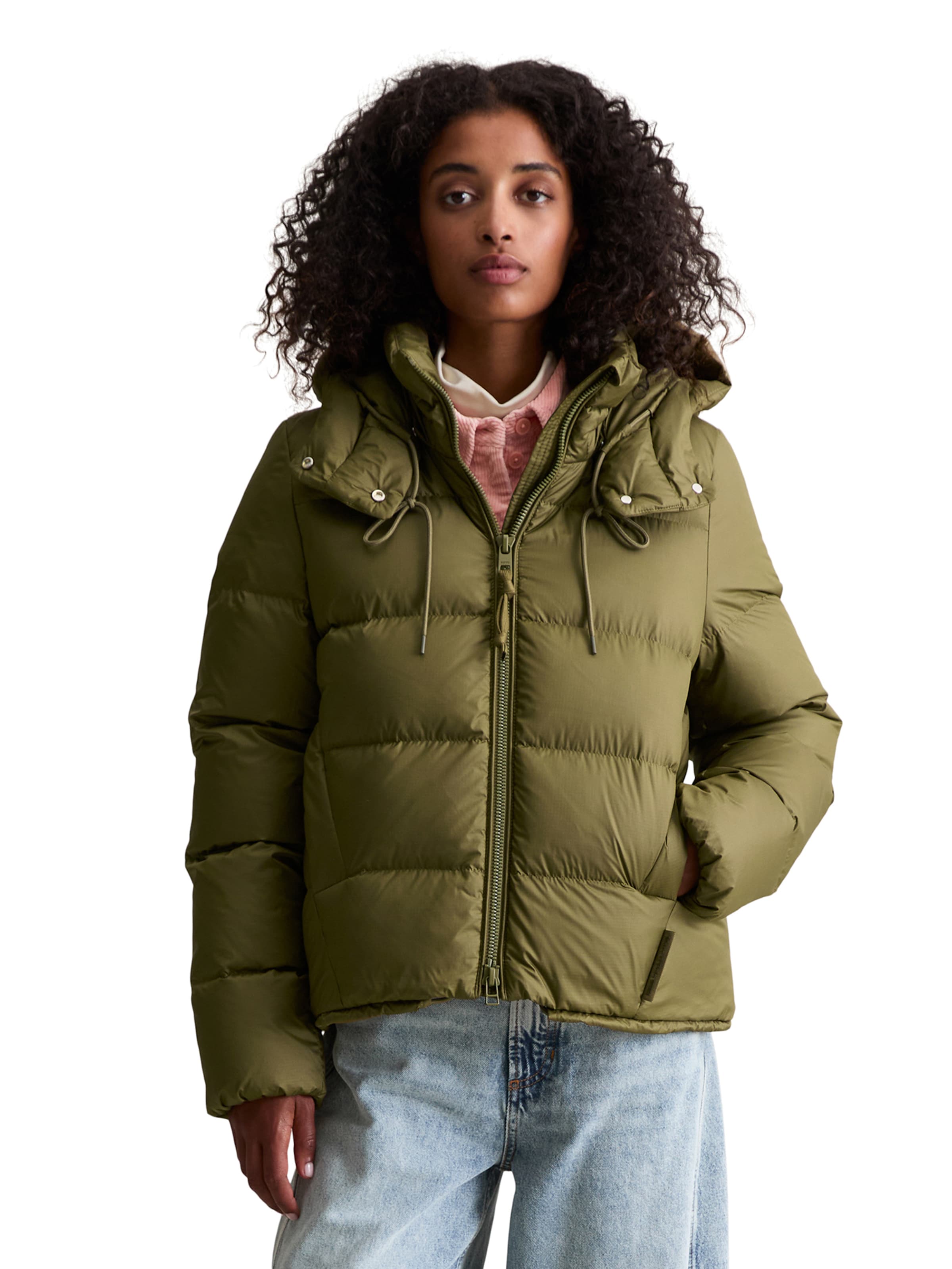 Marc O'Polo DENIM Winter jacket in Green: front