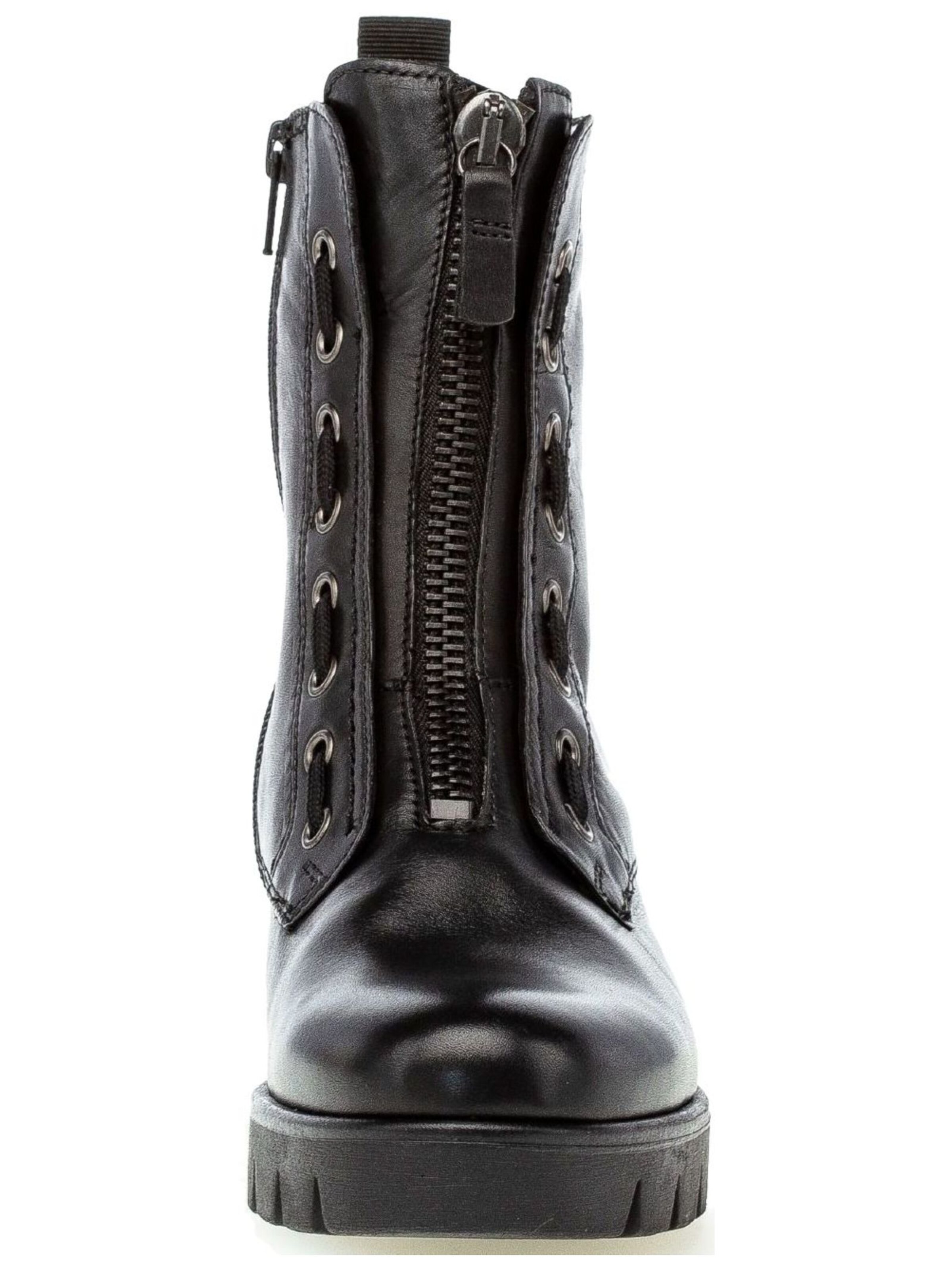 GABOR Lace-Up Ankle Boots in Black