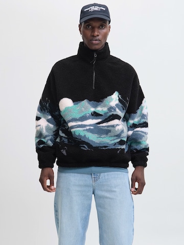 JACK & JONES - Jersey 'JORBEAR MOUNTAIN' en negro: frente
