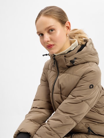 Marie Lund Wintermantel in Bruin