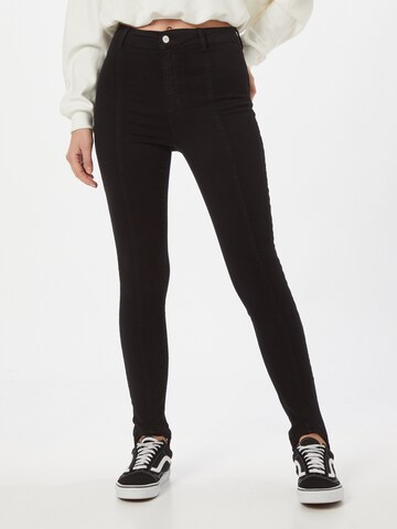 Gina Tricot Skinny Jeans 'Molly' i svart: framsida