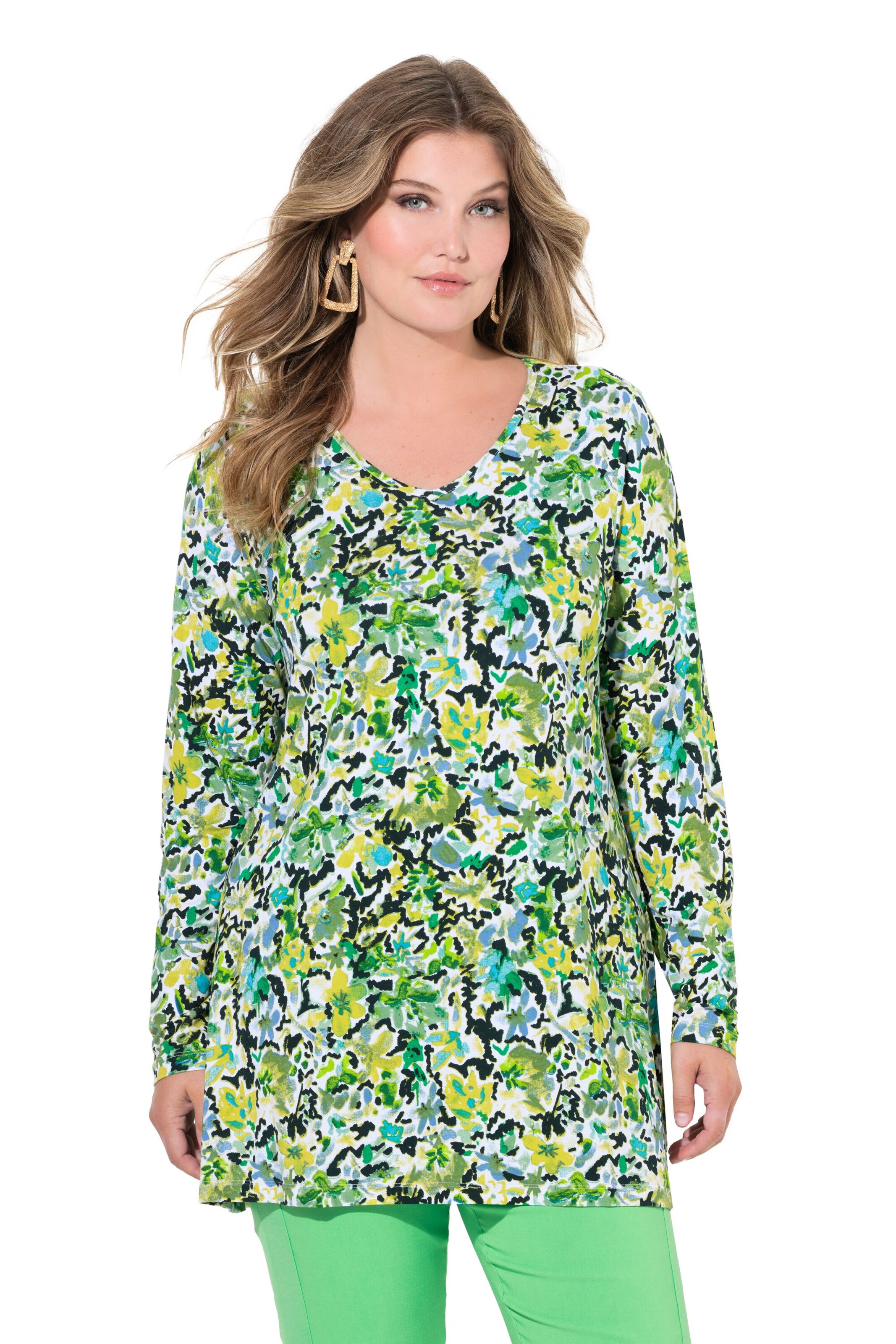 MIAMODA Shirt in Green: front