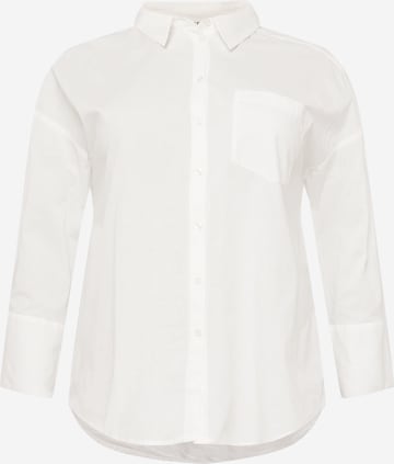 Camicia da donna 'JULIE' di Vero Moda Curve in bianco: frontale