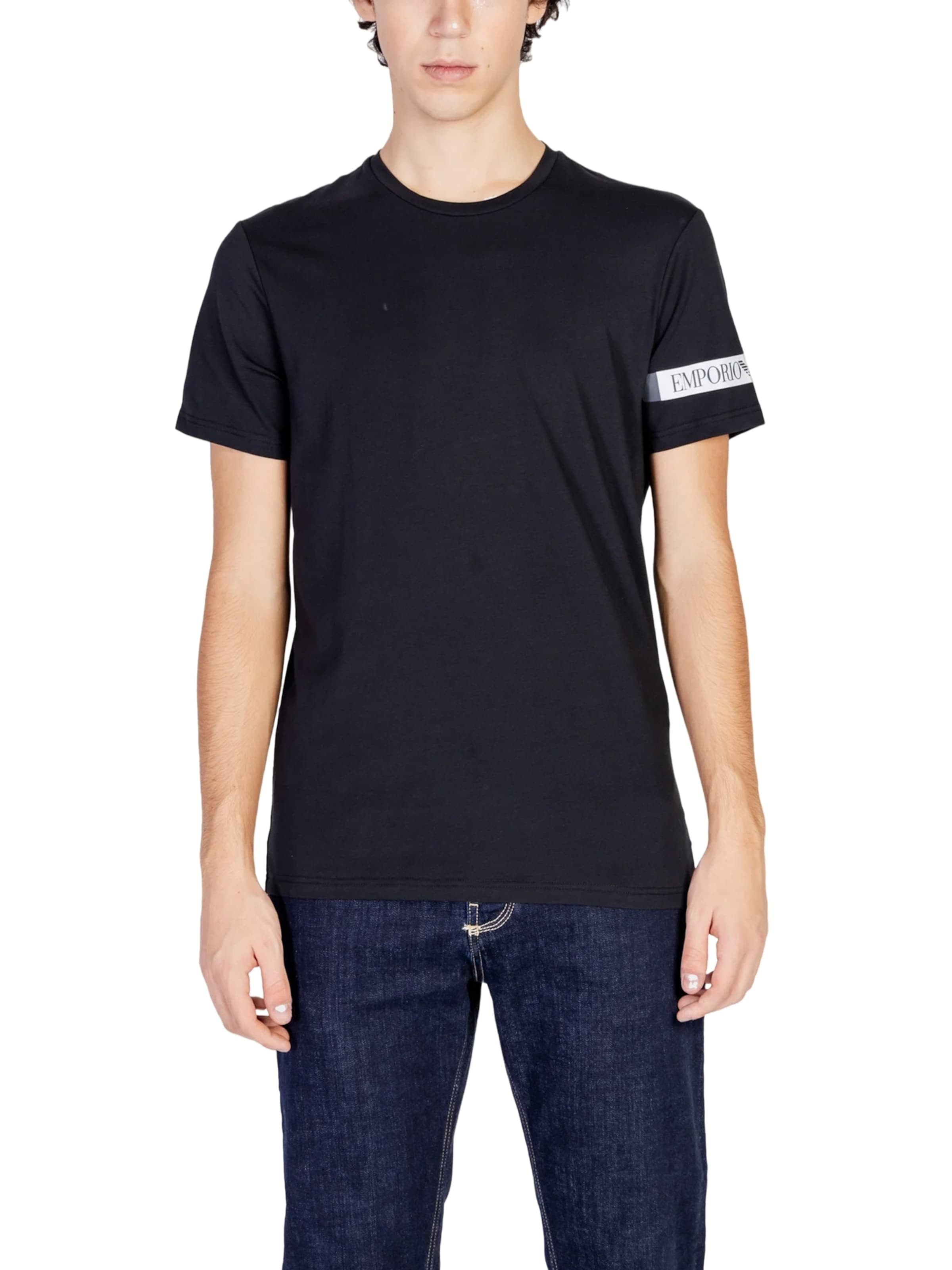T-Shirt Emporio Armani en bleu : devant