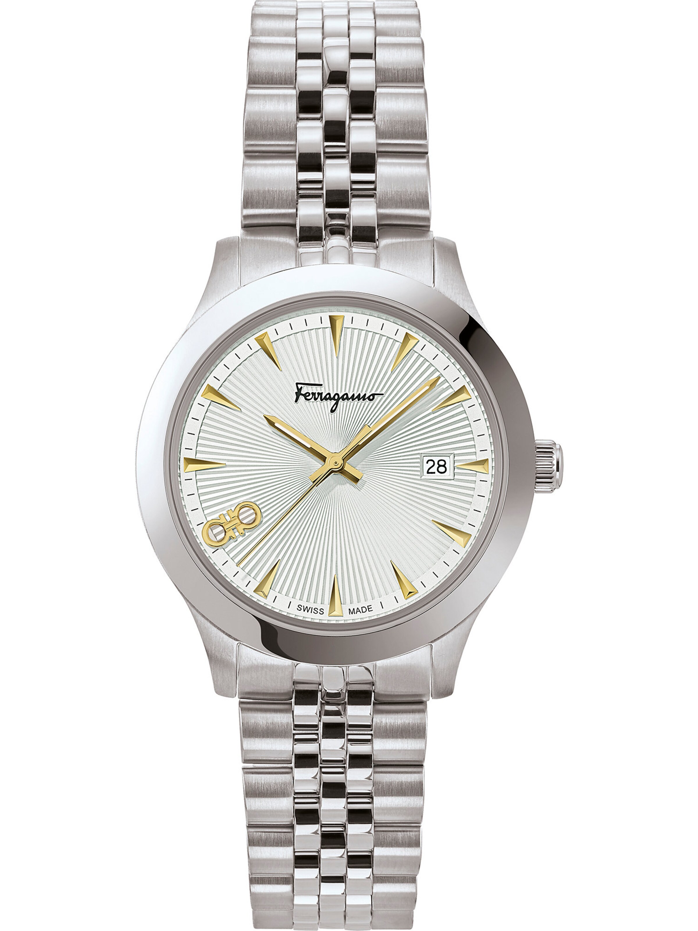 Salvatore Ferragamo Analog watch in Silver: front