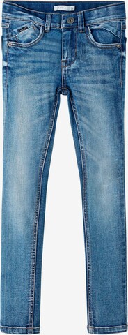 Skinny Jean 'Pete' NAME IT en bleu : devant