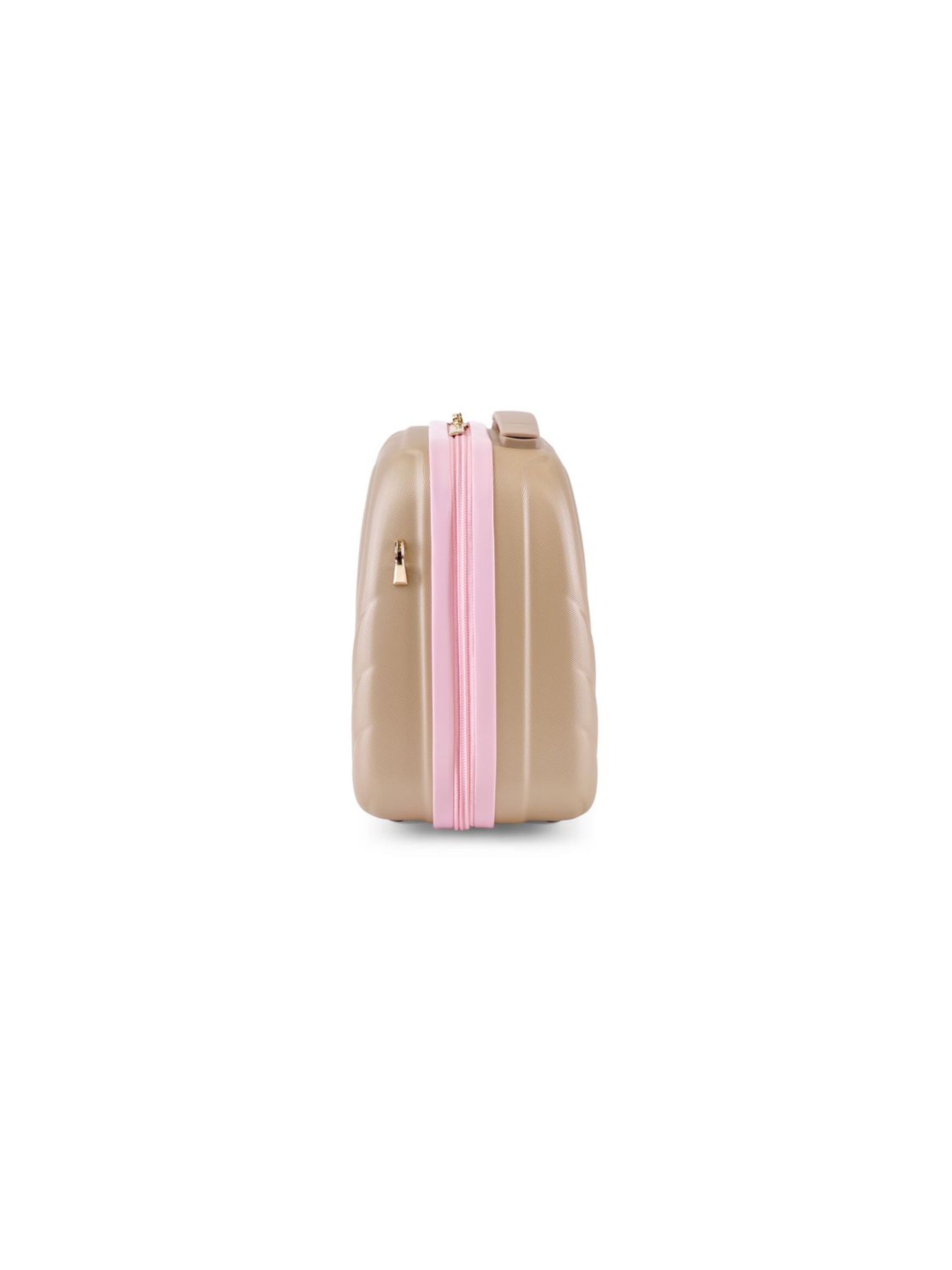 Braccialini - Bolsa de maquillaje 'Matelassé' en oro