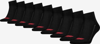 LEVI'S ® Socken in rot / schwarz, Produktansicht