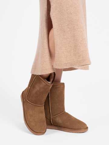 Boots da neve 'Olympia' di Minnetonka in beige