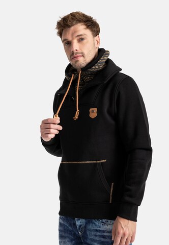CIPO & BAXX Sweatshirt in Black: front