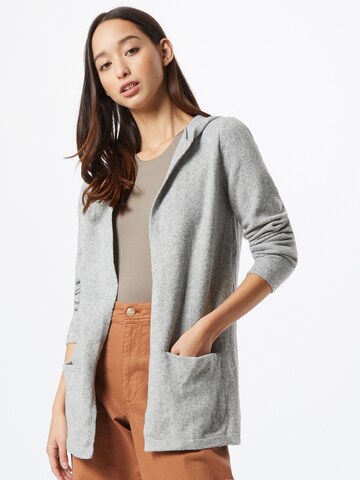 JDY Knit cardigan in Grey: front