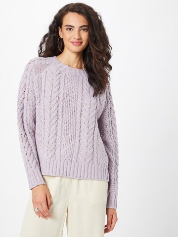 MSCH COPENHAGEN Sweater 'Kristel' in Purple: front