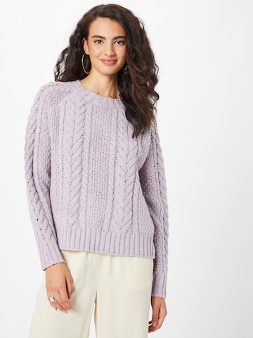 Pull-over 'Kristel' MSCH COPENHAGEN en violet : devant