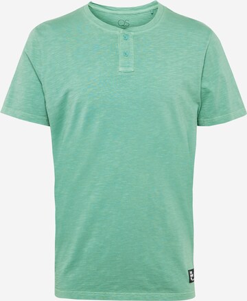 QS Shirt in Groen: voorkant