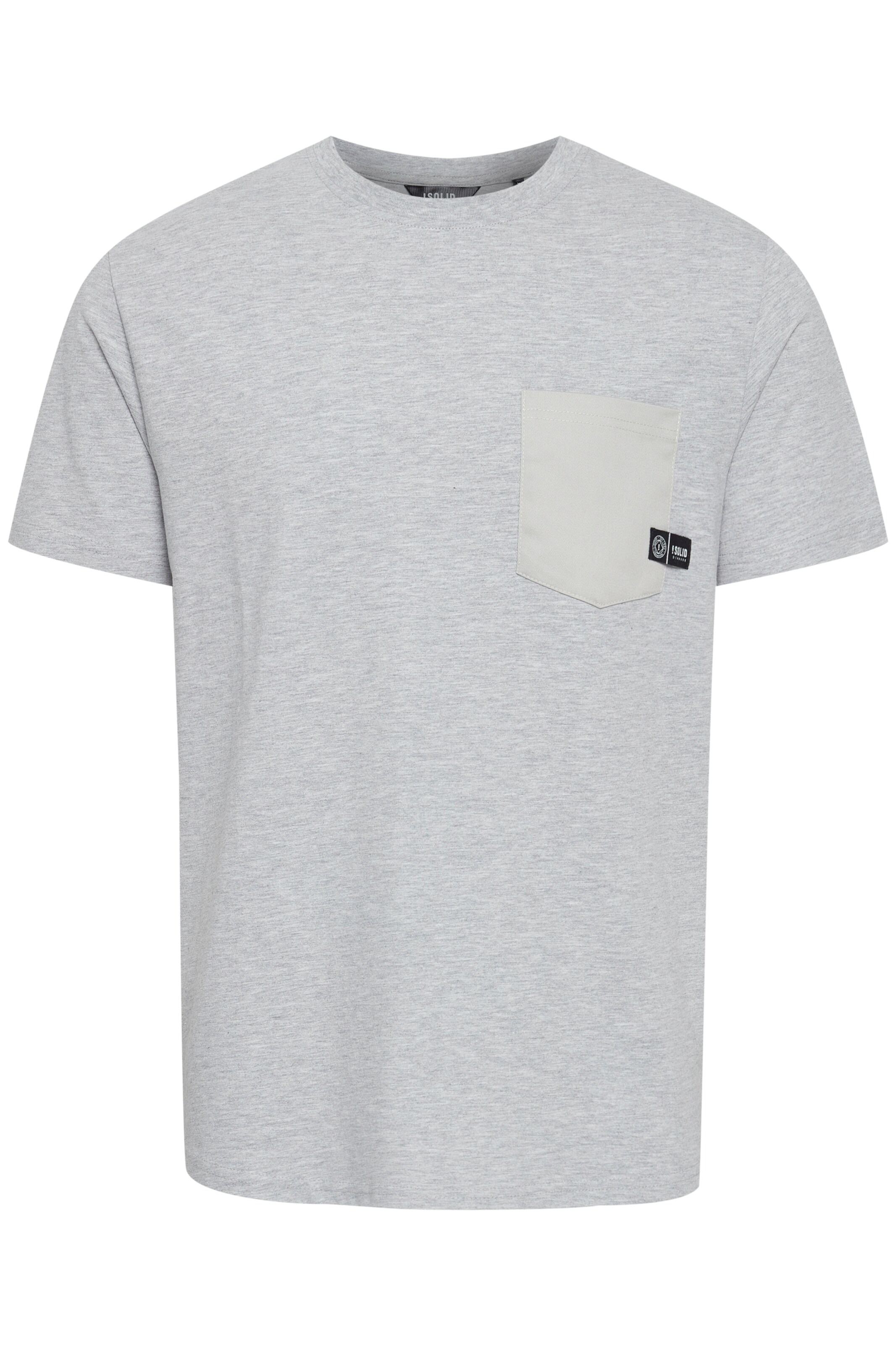 !Solid Shirt 'BASTO' in Grijs: voorkant