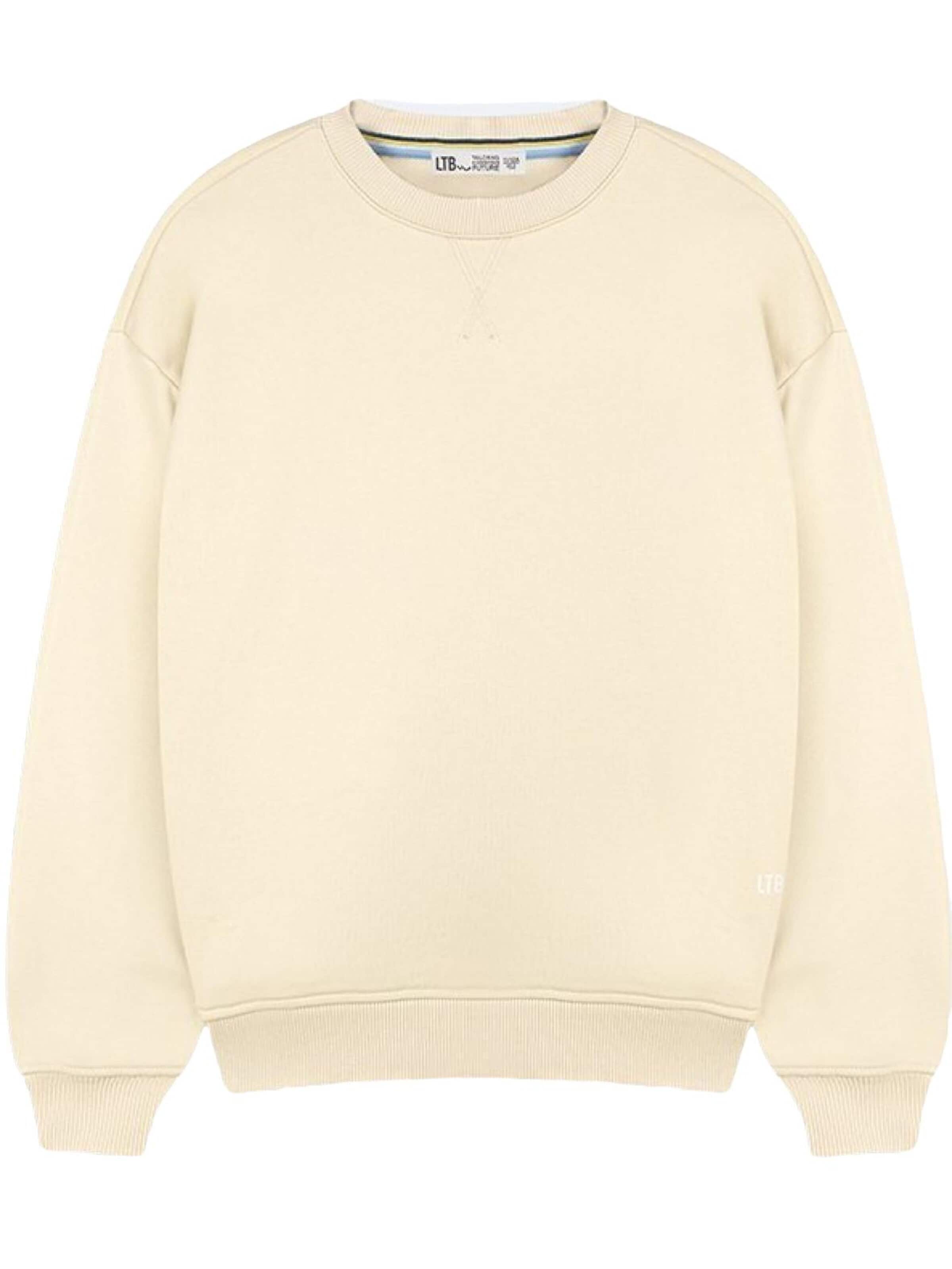 LTB Jeans - Sudadera 'LTB Jeans Jungen Sweatshirt' en beige: frente