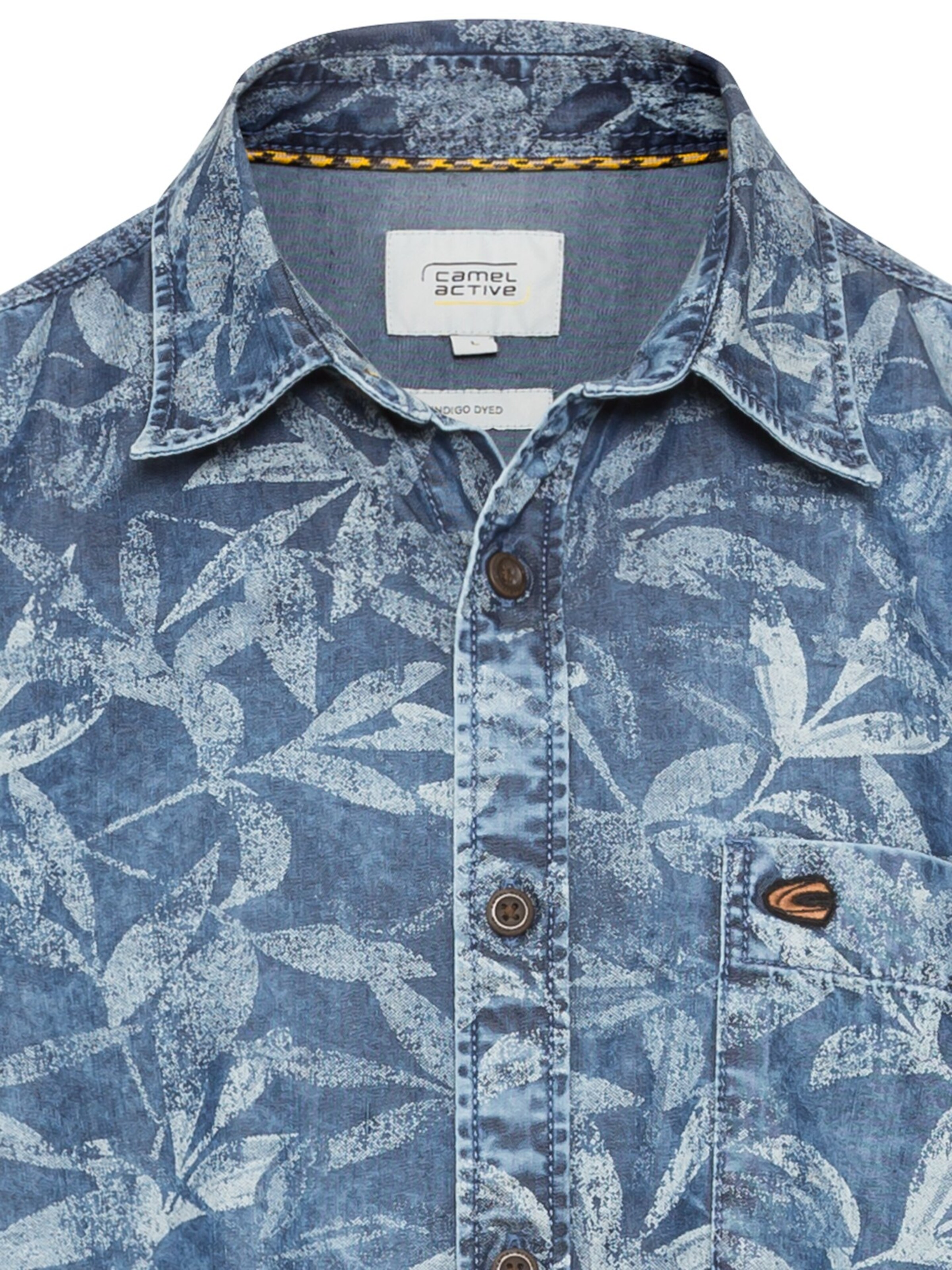CAMEL ACTIVE Regular fit Button Up Shirt in Blue