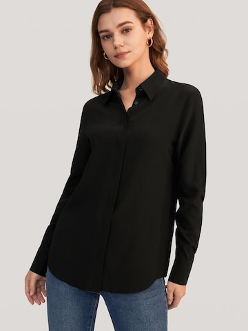 Lilysilk Bluse‌‌‌ in Schwarz: Vorderseite