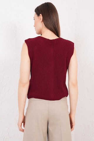 Gilet in maglia di Trend Alaçatı Stili in rosso