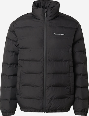 JACK & JONES Преходно яке 'JJALPES' в черно: отпред