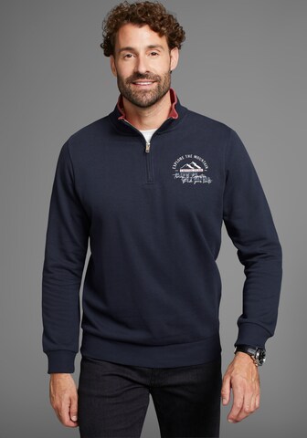 Man's World Sweatshirt in Blau: Vorderseite