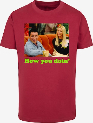 T-Shirt ' Friends - How You Doin' ABSOLUTE CULT en rouge : devant