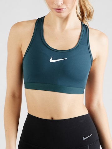 NIKE Bustier Urheilurintaliivit 'SWSH' värissä vihreä