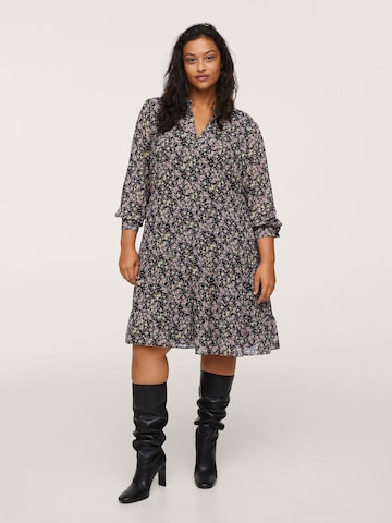 MANGO Shirt Dress 'PALOMA 1' in Black